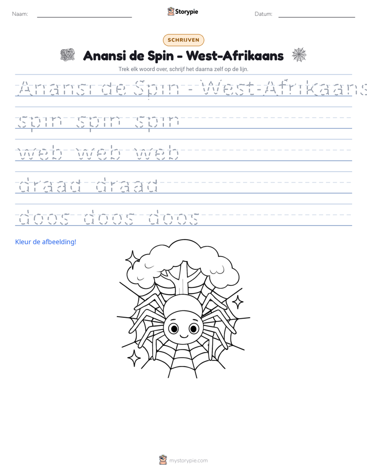Schrijf Oefening