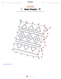 Akan People printable worksheet preview
