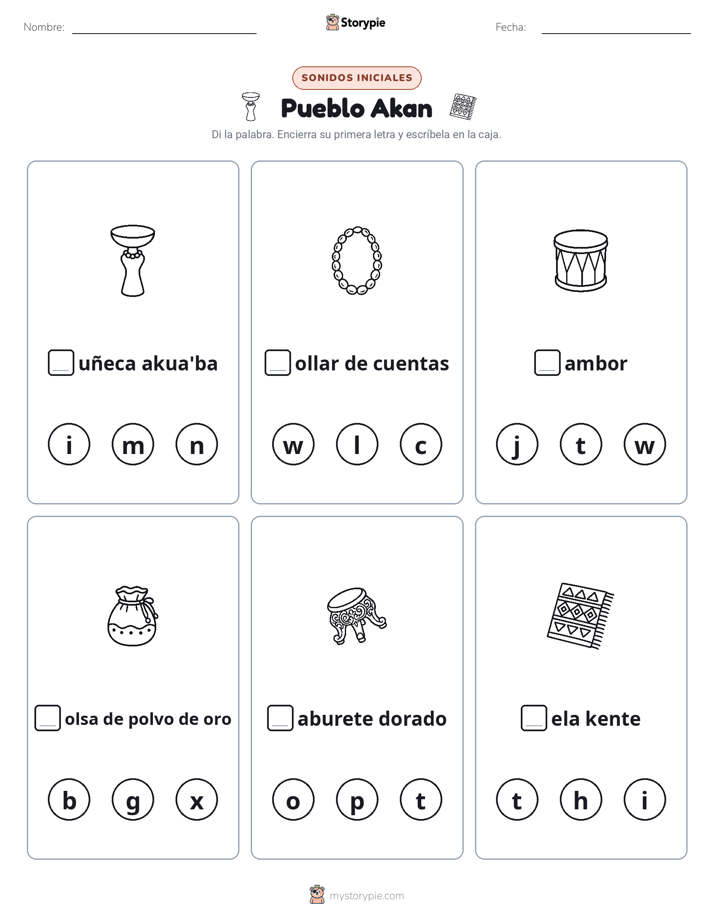 Sonidos Iniciales