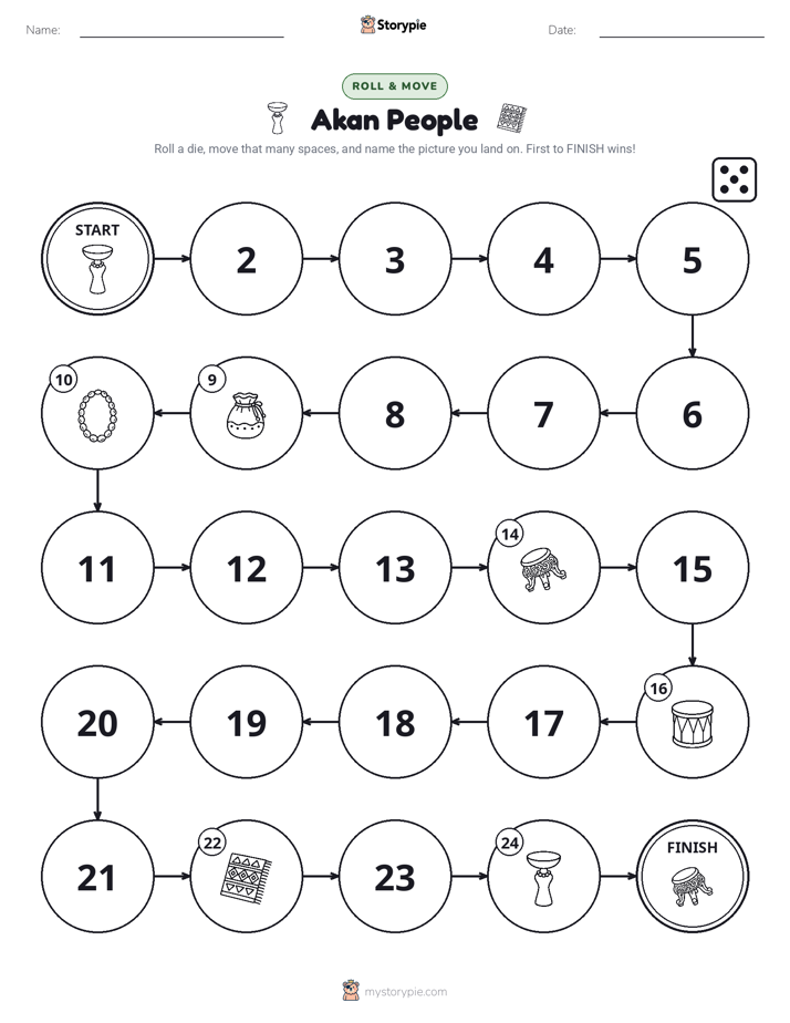 Roll & Move Game