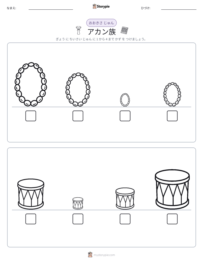 サイズ順