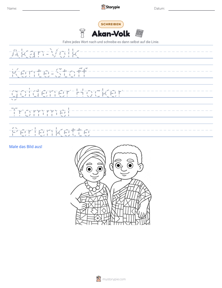 Schreibübung
