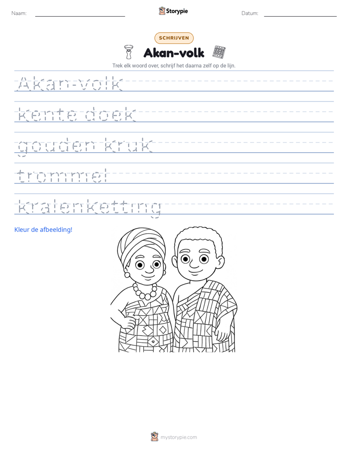 Schrijf Oefening