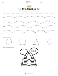 Oral Tradition printable worksheet preview