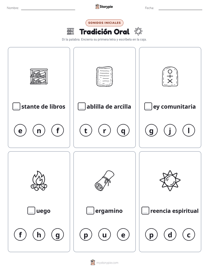 Sonidos Iniciales