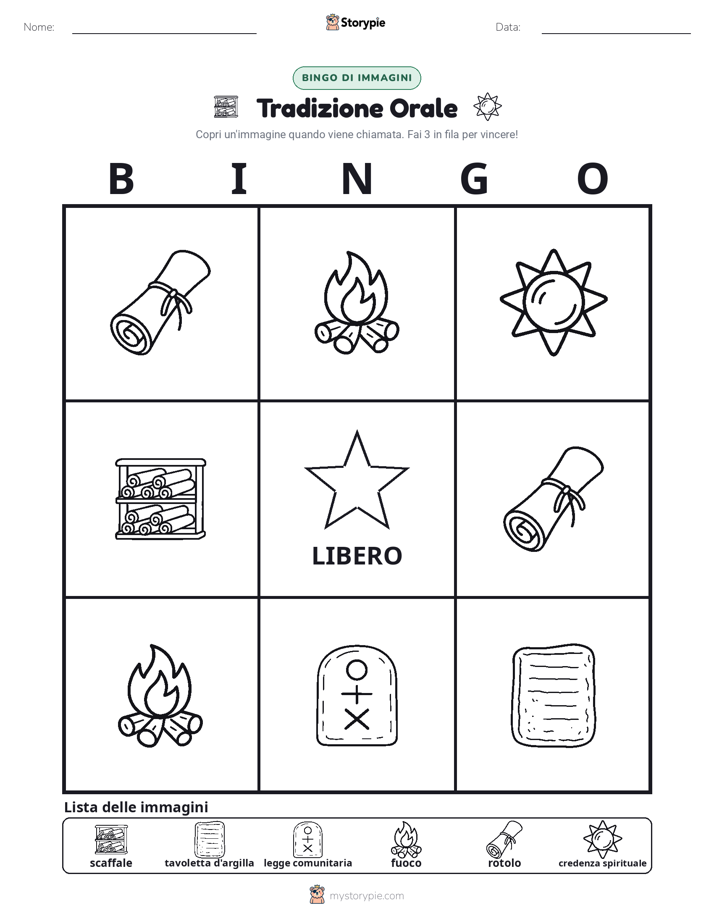 Bingo delle Immagini