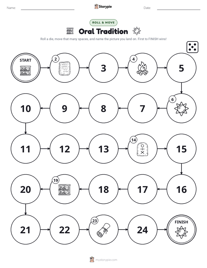 Roll & Move Game