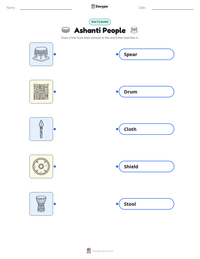 Ashanti People printable worksheet preview