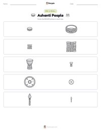 Ashanti People printable worksheet preview