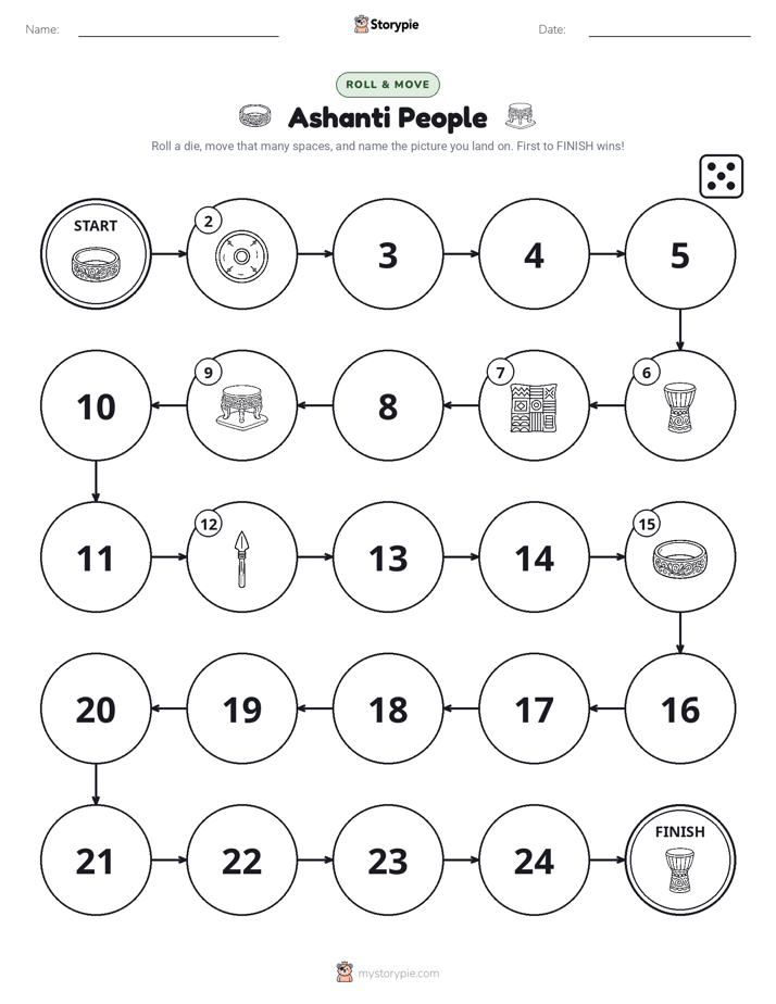 Roll & Move Game