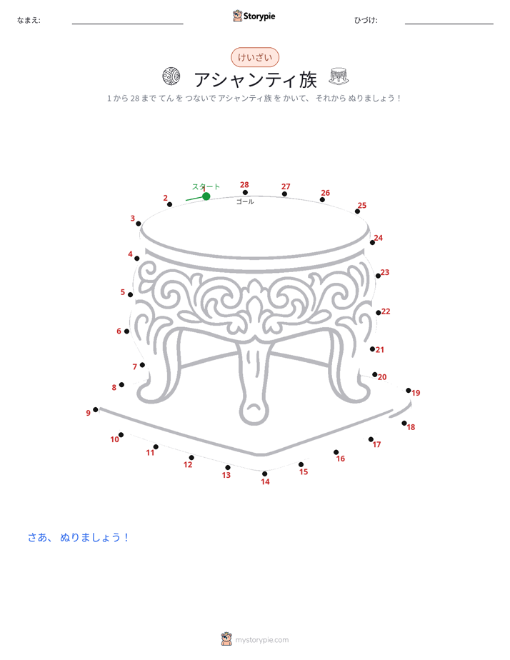 点つなぎ