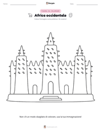Anteprima della scheda stampabile di Africa occidentale