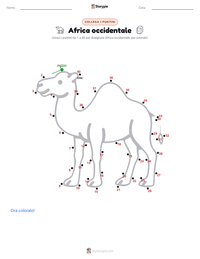 Anteprima della scheda stampabile di Africa occidentale