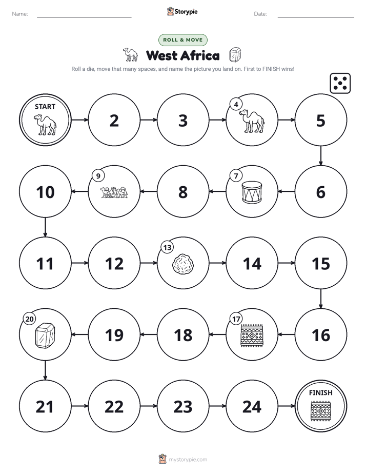 Roll & Move Game