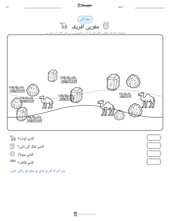 گنتی کا منظر