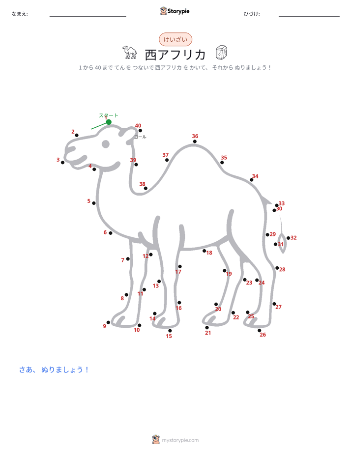 点つなぎ