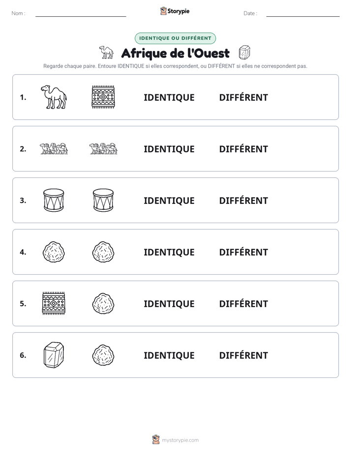 Identique ou Différent