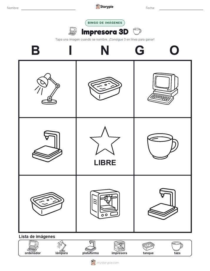 Bingo de Imágenes