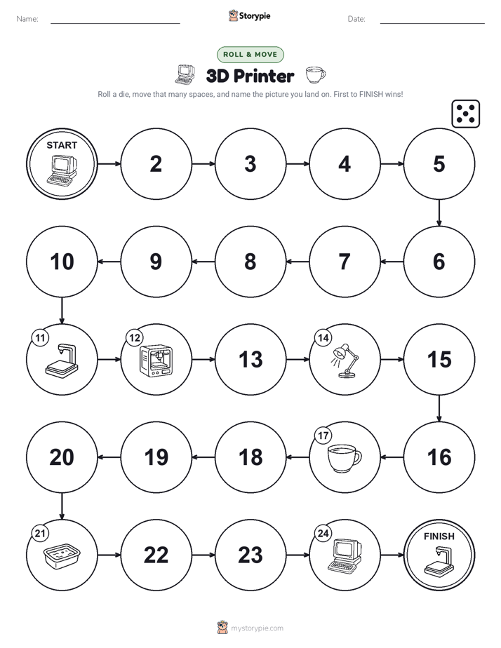 Roll & Move Game