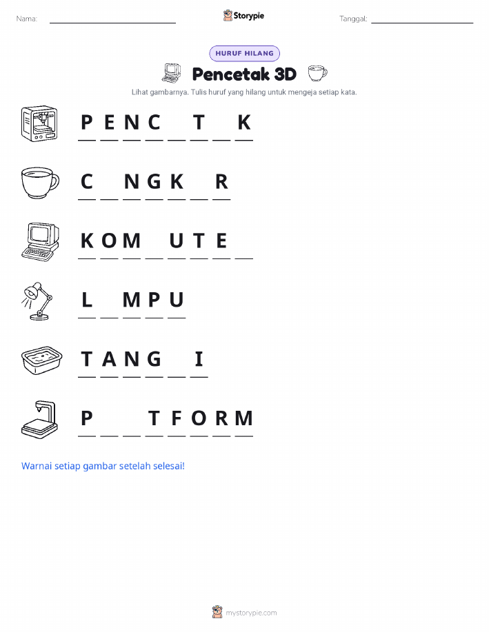 Huruf yang Hilang