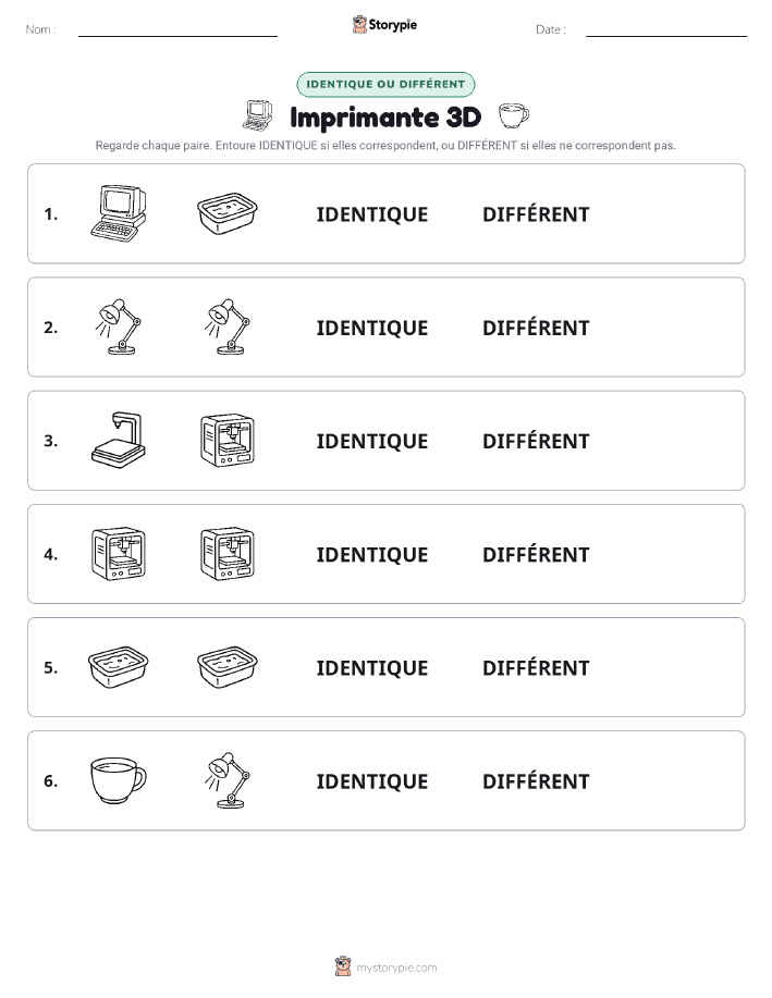 Identique ou Différent