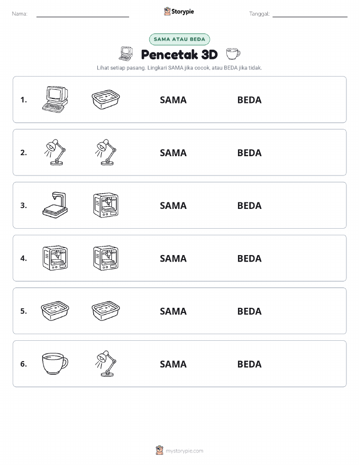 Sama atau Berbeda