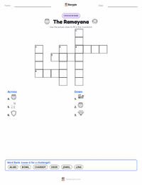 The Ramayana printable worksheet preview
