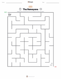 The Ramayana printable worksheet preview