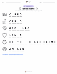 Anteprima della scheda stampabile di