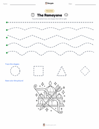 The Ramayana printable worksheet preview