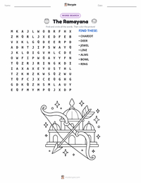 The Ramayana printable worksheet preview
