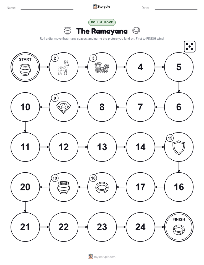 Roll & Move Game
