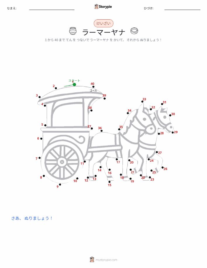 点つなぎ