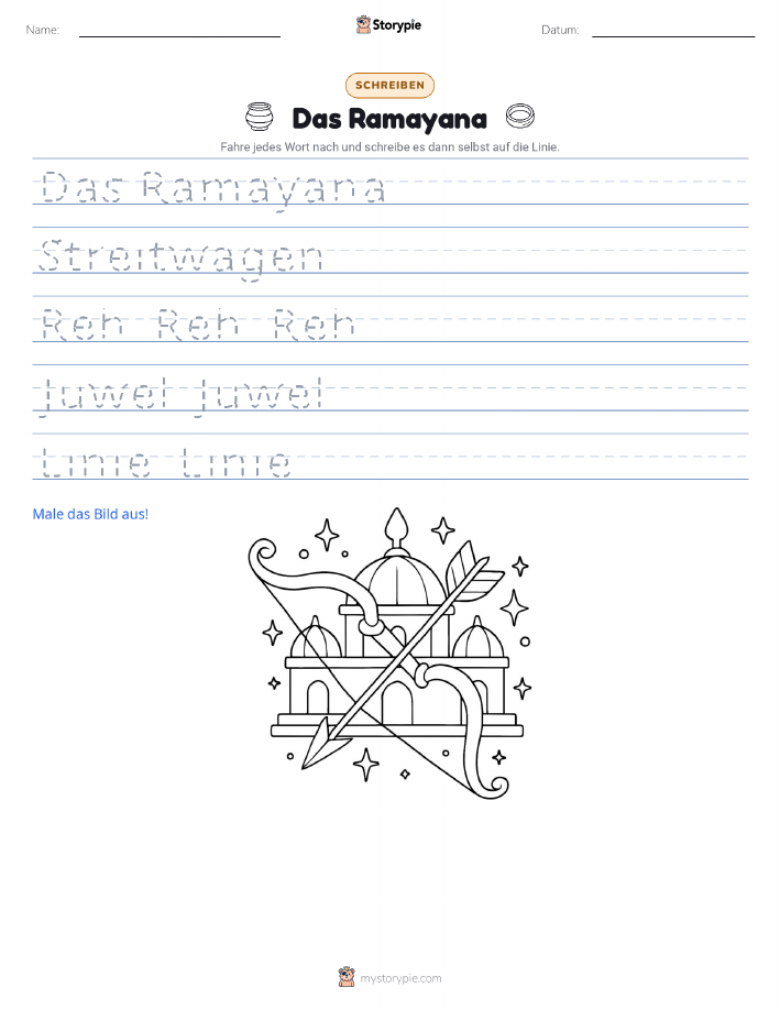 Schreibübung