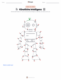 Künstliche Intelligenz druckbare Arbeitsblatt Vorschau