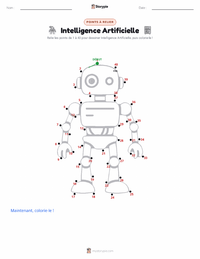 Aperçu de la feuille de travail imprimable Intelligence Artificielle