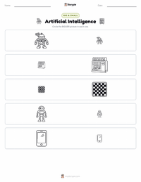 Artificial Intelligence printable worksheet preview