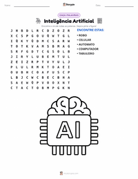 Prévia da folha de atividades imprimível Inteligência Artificial