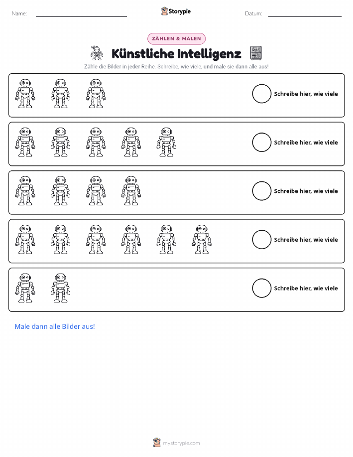 Zählen & Ausmalen