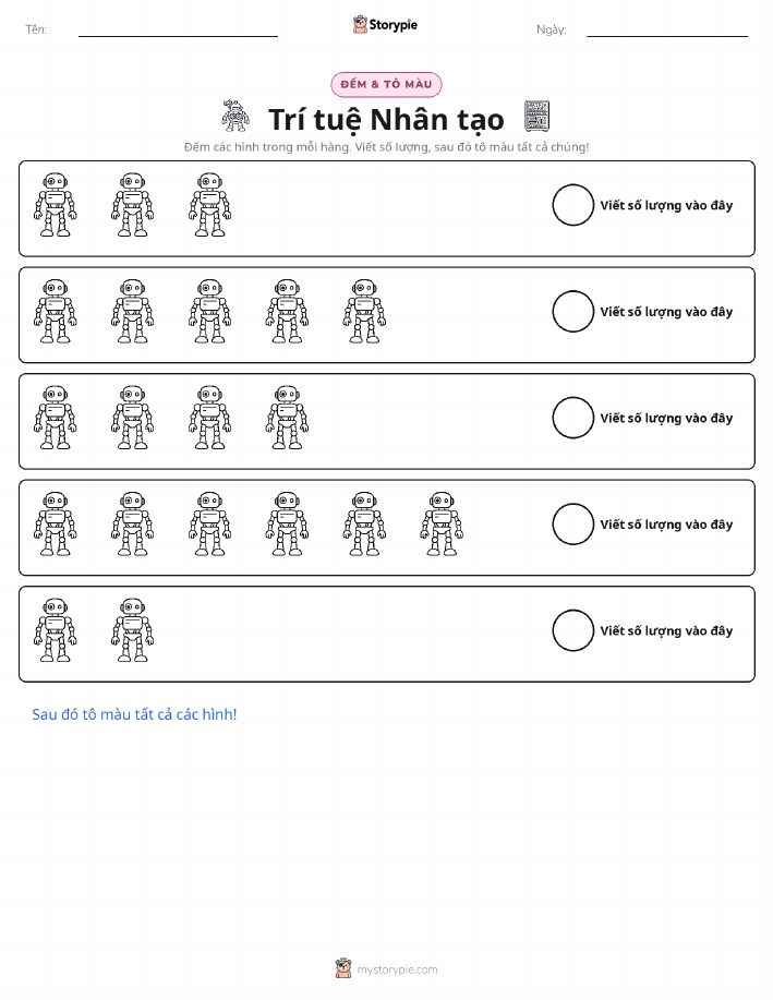 Đếm & Tô Màu