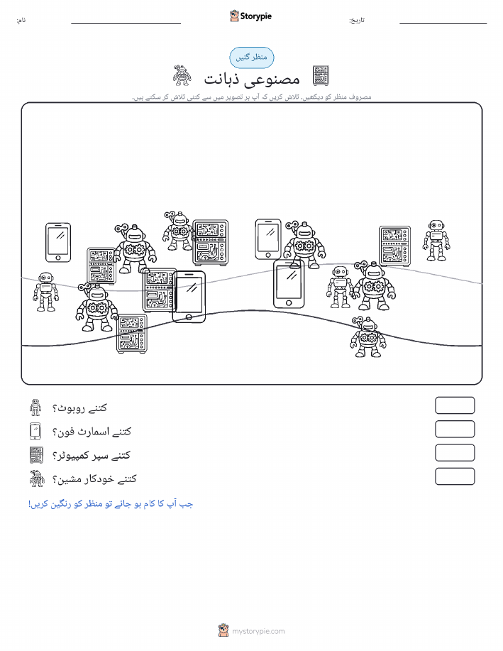 گنتی کا منظر