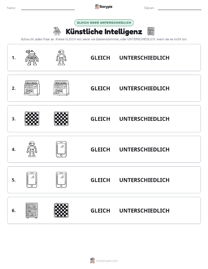Gleich oder Anders
