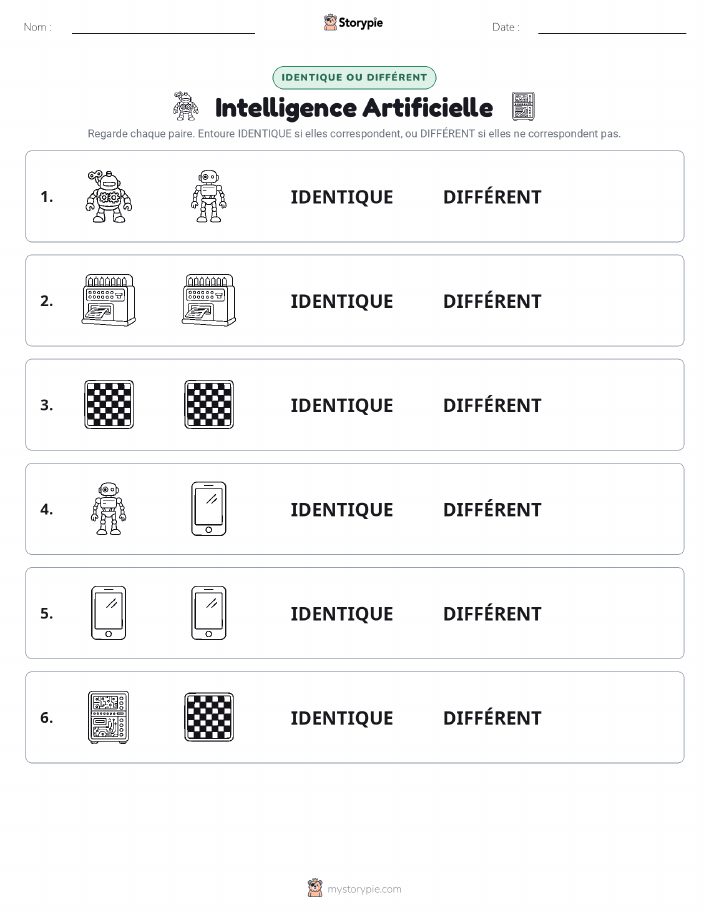 Identique ou Différent