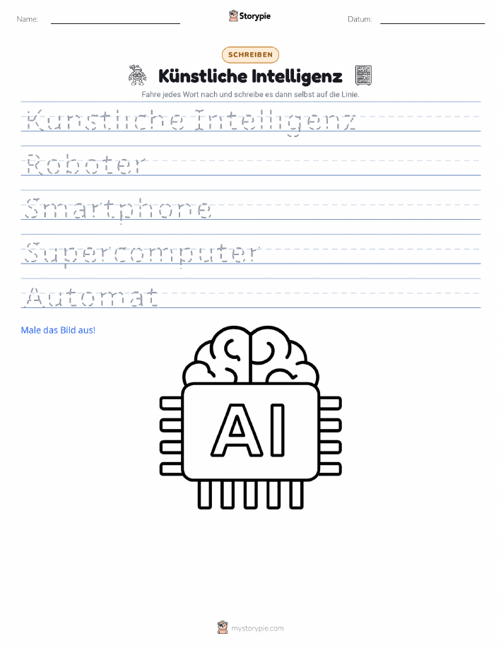 Schreibübung