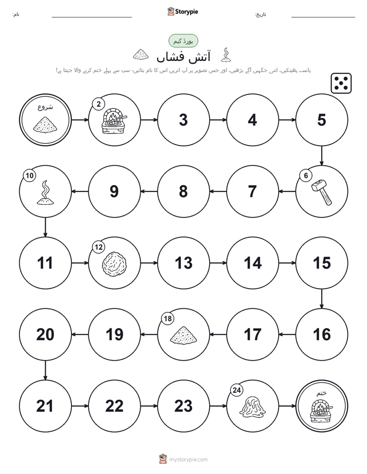 رول اور منتقل کریں کھیل