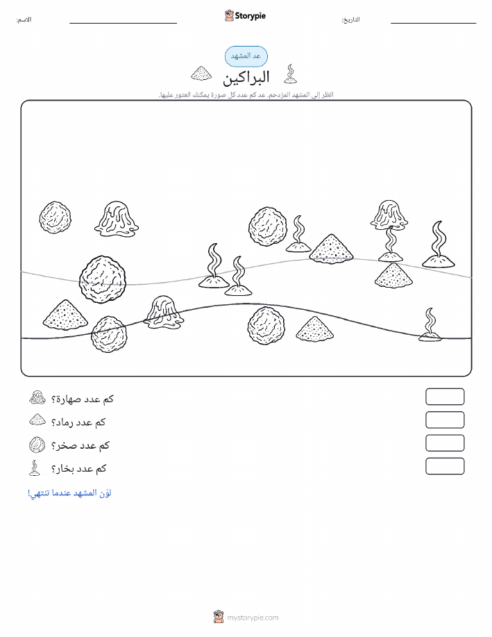 مشهد العد