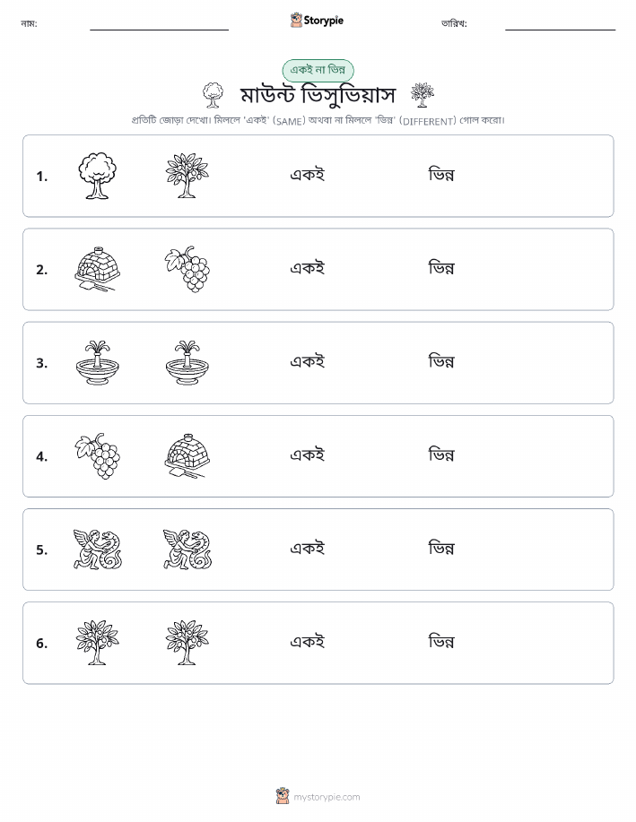 একই বা ভিন্ন