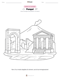 Anteprima della scheda stampabile di Pompei