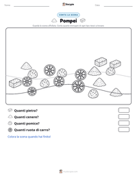 Anteprima della scheda stampabile di Pompei
