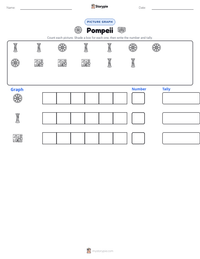 Pompeii printable worksheet preview